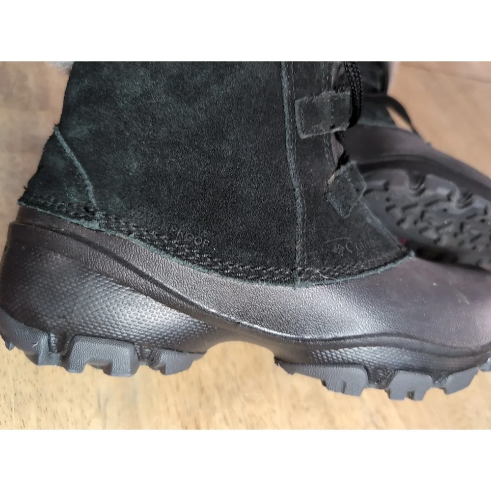 Columbia Sierra Summette Shorty‎ Winter Boots Womens Size 6.5 Black 200 Grams
